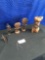 African Art; Carved wood Lot of Assorted Figurines/sculptures