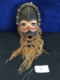 African Mask; Carved Wood 14
