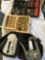 Forstner bits, router bits, screw gun kit, staplers, 5 pieces