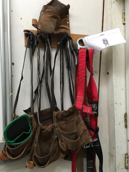 Tool bags and safety harnesses