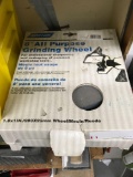 8 in. Grinding wheels, punches, stamp set and small pipe cutters