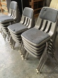 Virco chairs, 17 pieces