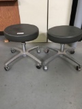 Adjustable height work stool