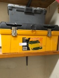 Tool boxes, plastic, 24 in. and 15 in.