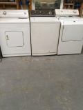 Maytag dryer, Whirlpool washer and Whirlpool dryer, 3 pieces