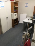 Office equipment and furniture, entire contents of copy room, see pics