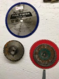 Saw blades, assorted size, 12 pieces