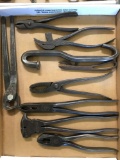 Vintage tools, assorted, 9 pieces