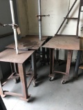 Assorted welding carts, (1) 2 ft. x 2 ft., (2) 2 ft. 4 in. x 4 ft.,