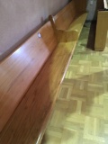 Church pew, 17 ft. 5 in.