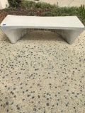 Concrete bench, heavy, 22 in. x 58 in. x 16 in.