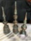 Finials, 15 in. to 19 in. tall