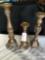 Candle stands, 13 in. to 21 in. tall