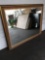 Framed mirror, 5 ft. wide x 4 ft. tall