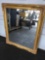 Framed mirror, 2 ft. 11 in. wide x 2 ft. 6 in. tall