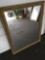 Framed mirror, 2 ft. 7 in. wide x 2 ft. 3 in. tall
