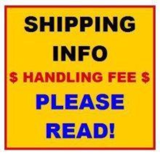 **SHIPPING INFORMATION** DO NOT BID ON THIS ITEM**