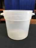 New round food storage containers, 15 litre