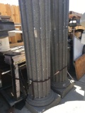 Architectural props, painted foam, 1/2 round column, 13 ft. tall
