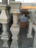 Architectural props, plaster over foam, columns, 6 ft. 8 in. tall