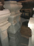 Architectural props, plaster over foam, fire place surround, 6 ft. wide x 7 ft. tall