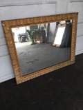 Framed mirror, 3 ft. 4 in. wide x 2 ft. 8 in. tall