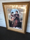 Framed print, 3 ft. 9 in. wide x 5 ft. tall