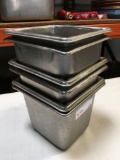 Stainless steel 6 in. 1/6 pans