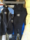 Wet suits, a Jobe, womens size 7/8 and a H2odyssey, mens looks like a size small