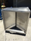 Stainless steel vapor hood, 4 ft. x 4 ft. x 4 ft. 3 in.