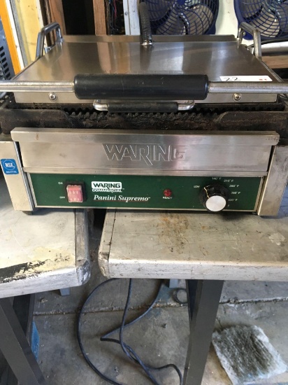 Waring Panini grill, 120 V