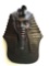 Resin King Tut figurine with metal stand