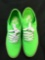 New Starry Eyed neon green canvas sneakers with illuminating sole. Size 7 men, 9 women, 12 pair