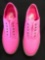 New Starry Eyed neon pink canvas sneakers with illuminating sole. Assorted sizes, 12 pair