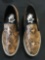 New Starry Eyed brown faux snake skin sneakers with illuminating sole. Size 9 men, 11 women, 12 pair