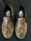 New Starry Eyed brown faux snake skin sneakers with illuminating sole. Size 7 men, 9 women, 12 pair