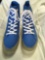 New Starry Eyed blue canvas sneakers with illuminating sole. Size 9 men, 12 pair