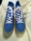 New Starry Eyed blue canvas sneakers with illuminating sole. Size 11 men, 12 pair