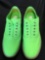 New Starry Eyed neon green canvas sneakers with illuminating sole. Size 11 men, 12 pair