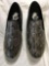 New Starry Eyed black faux skin sneakers with illuminating sole. Size 10 men, 12 pair