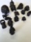 Resin figurines, assorted, 13 pieces