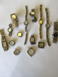 Womens watches, assorted makes, 14 pieces