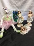 Collectible Fairy figurines, 4 pieces