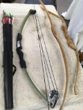 Archery set, 3 bows with arrow