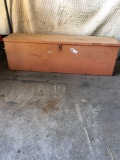 Metal tool box, 42 1/2 inch x 10 inch x 13 inch