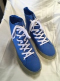 New Starry Eyed blue canvas sneakers with illuminating sole. Size 9 men, 12 pair