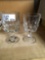 Crystal water glasses, 2 sizes, 8-10 oz. and 14-16 oz., 65 pieces