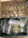 Water pitchers and 16 oz. tumblers