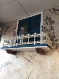 Shuttered window decor, approximately 4 ft. X 4 ft., 5 pieces