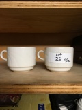 China coffee cups, 6-8 oz., 92 pieces